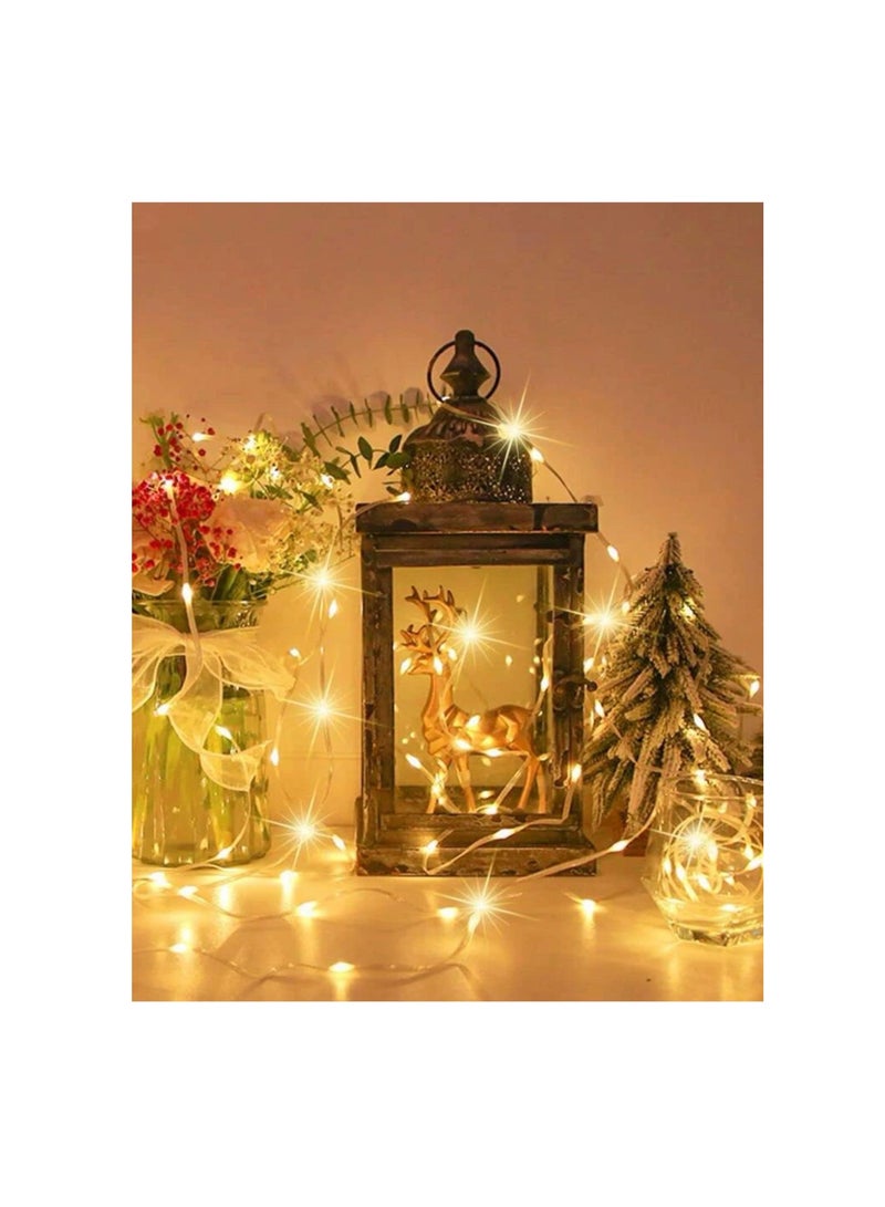 سلسلة إضاءة زخرفية بطول 10 أمتار، سلسلة إضاءة متعددة الوظائف للاستخدام الداخلي والخارجي، وحفلات الزفاف، والحفلات، والديكور. - Image 4